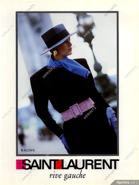 Yves St Laurent 1988 Poster 